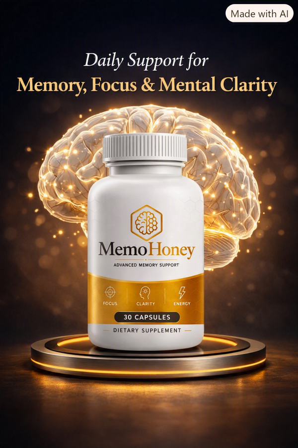 MemoHoney daily support for memory, focus and mental clarity